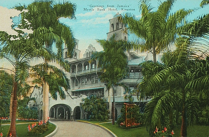 3 Myrtle Bank Hotel Detail from early 1930s postcard