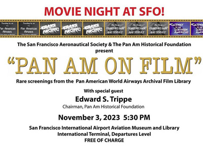 Movie Night at SFO, November 3, 2023 at 5:30 PM at SFOMuseum