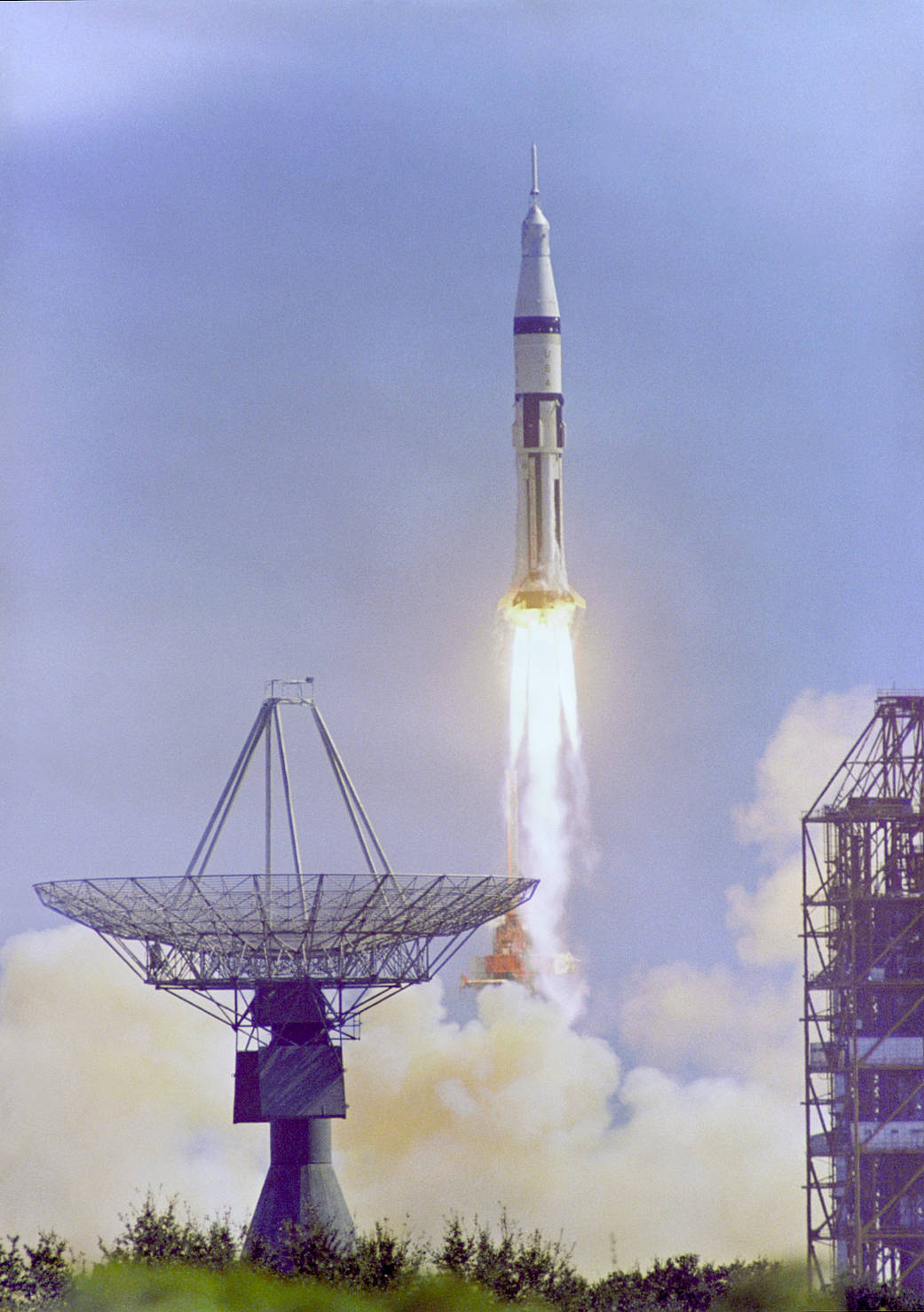 1 Apollo 7 Launches on October 11 1968