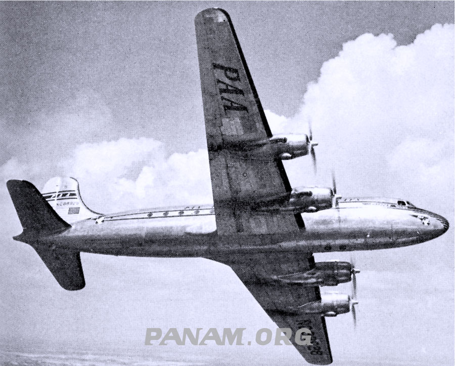 5. Illustration of a Pan Am Douglas DC 4 