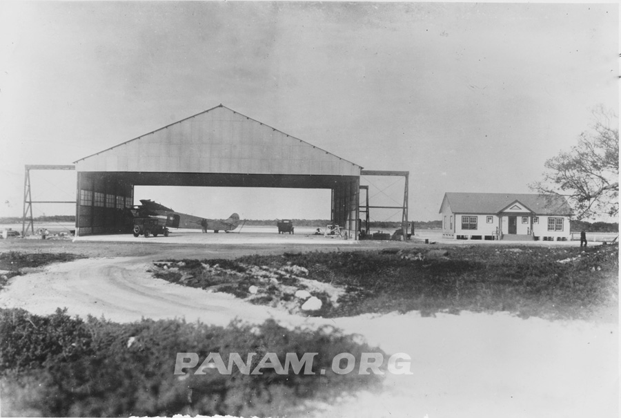 Pan Am Fokker FVII TriMotor General Machado in Hanger at Meacham Field Key West, FL