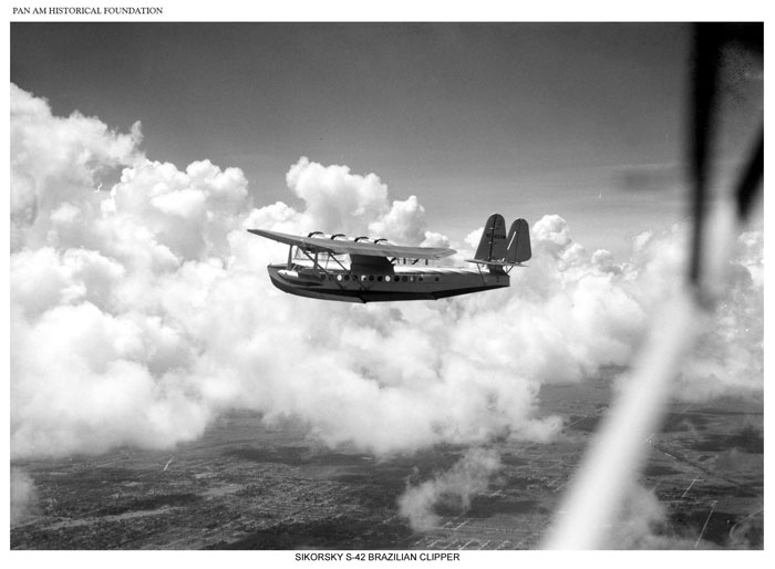 Pan Am Sikorsky S-42 in flight