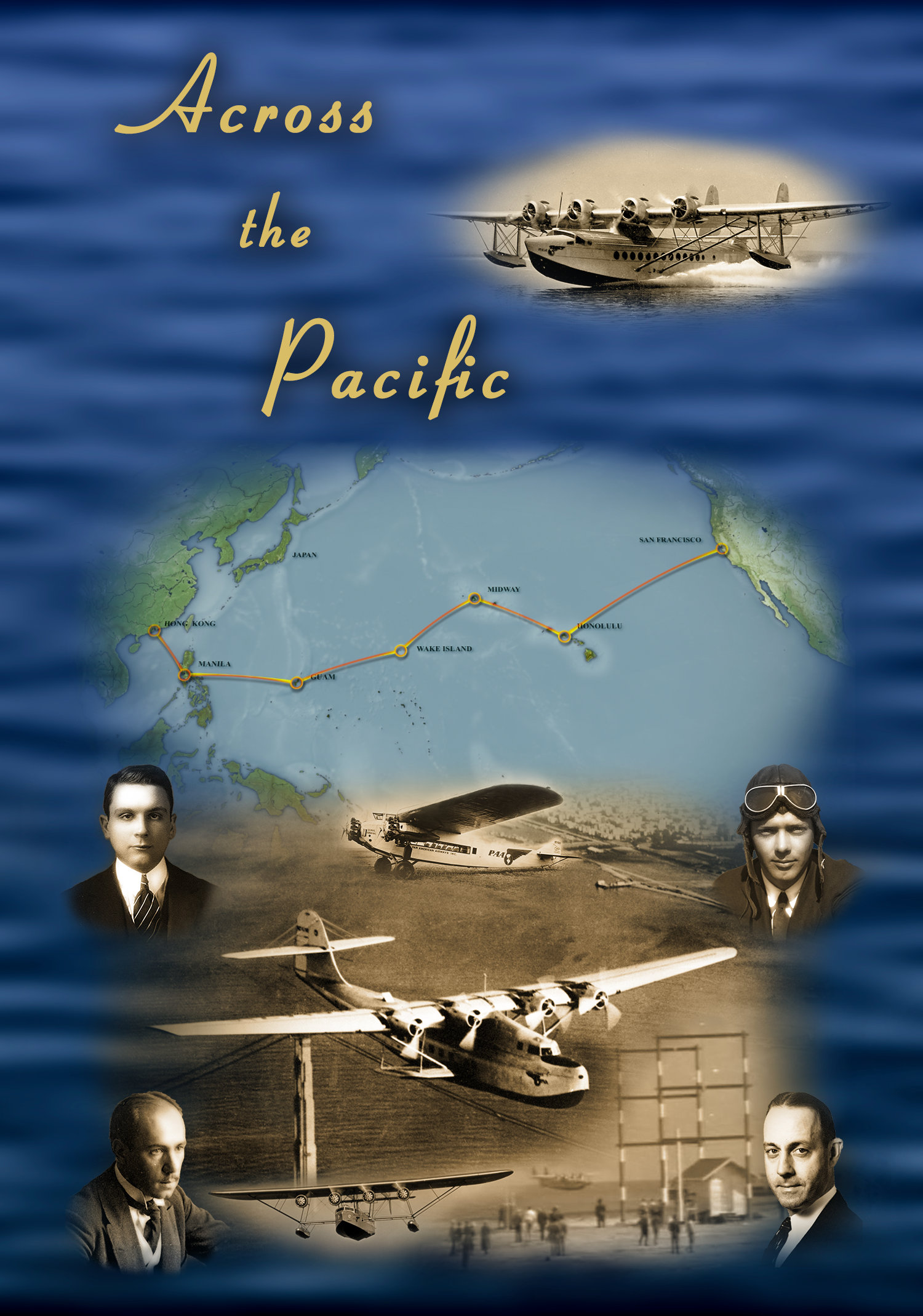 Cover of Across the Pacific 3 part series DVD by Moreno Lyons Productions