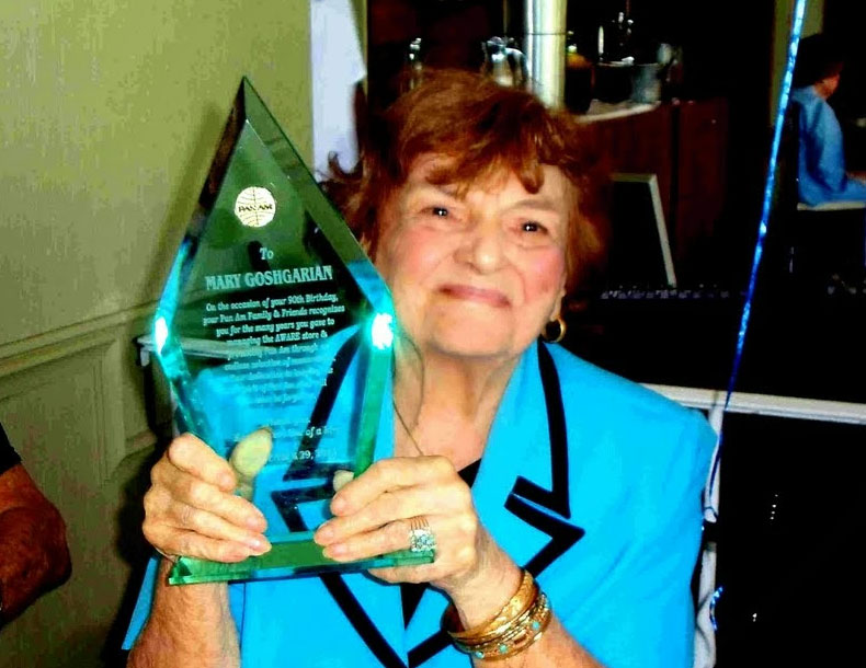 Pan Am AWARE Award Mary Goshgarian