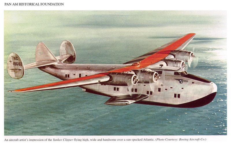 Pan Am B 314 Yankee Clipper illustration