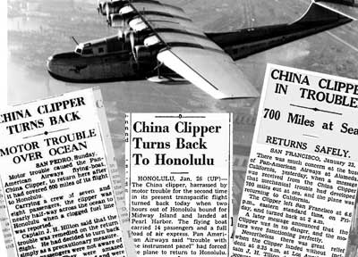 China Clipper Turns Back Blog