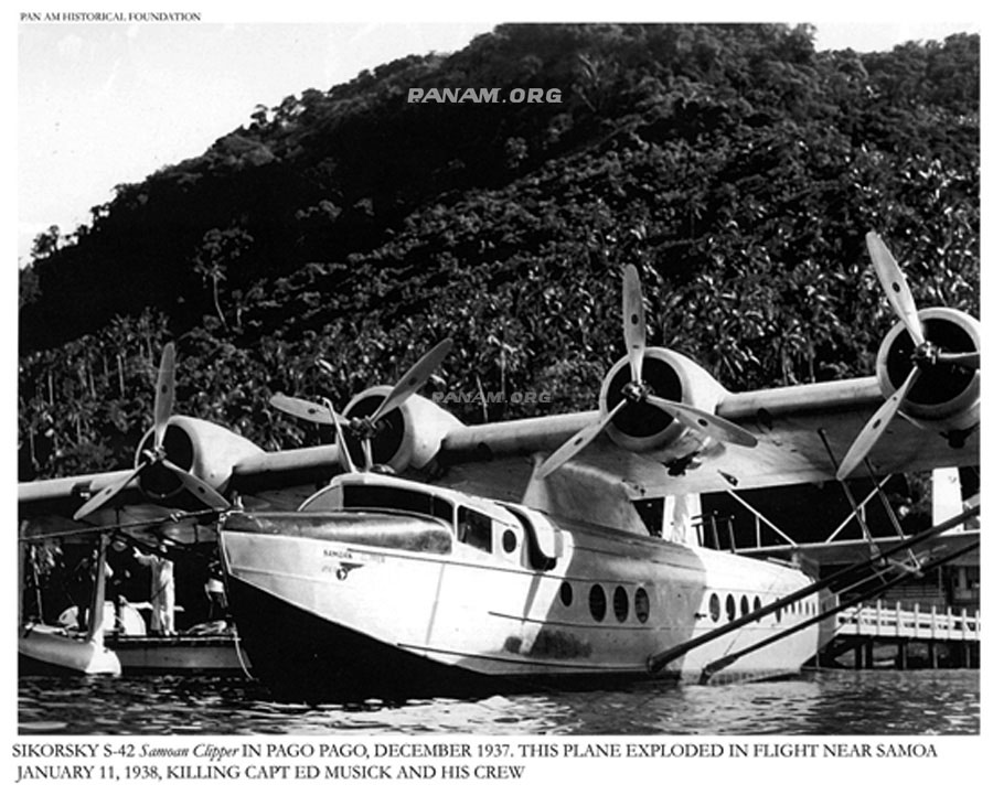2 Samoan Clipper at Pago Pago Pan Am Historical Foundation Collection