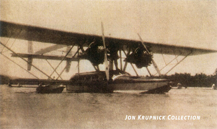 Jon Krupnick Collection Sikorsky s38 anchored in Agno River 1st American Plane to visit Philippines rsz