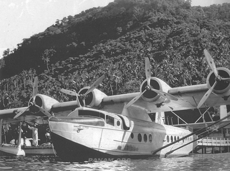 S-42B Samoan Clipper at Pago Pago (PAHF Collection)
