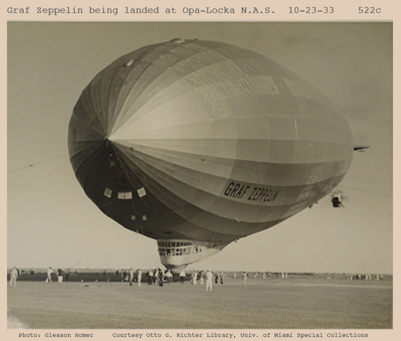 4 Graf Zeppelin being landed at Opa Locka NA S 10 23 33 