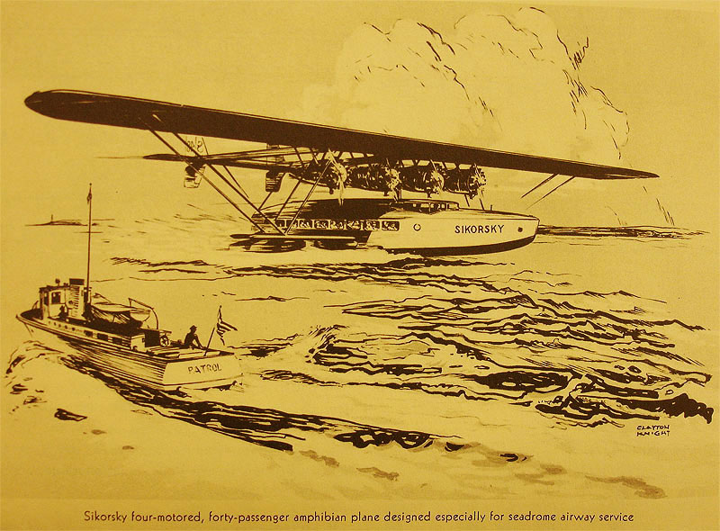 Sikorsky S 40 Flying boat From Armstrong Seadrome brochure Library of Congress Manuscript Division Harry Frantz Collection RSZ