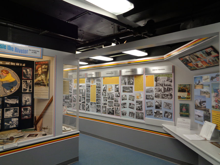 Martin Museum exhibit wall