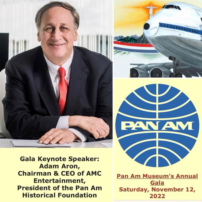 Adam Aron Keynote Speaker at Pan Am Museum Gala 2022, November 12, 2022, Cradle of Aviation Museum