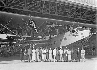 "A Picture Tells Many Stories," 90 Years Ago by Eric Hobson: Sikorsky flying boat at Miami Dinner Key by Gleason Romer, Miami-Dade Public Library.
