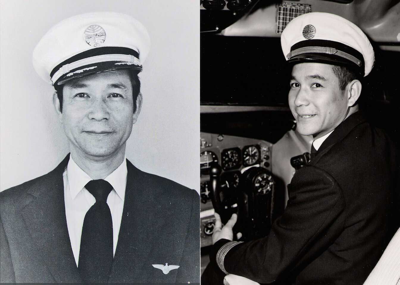 Ron won Pan Am Pilot in uniform
