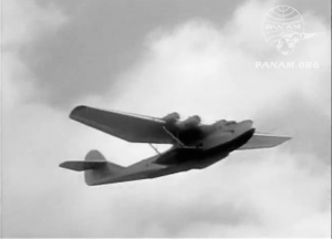 Animation Pan Am Martin M-130 flyby 1935