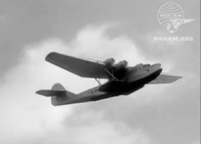 Pan Am Martin M 130 in flight