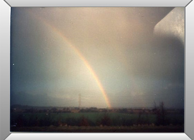 Lockerbie Rainbow captured December 1988 following the tragedy