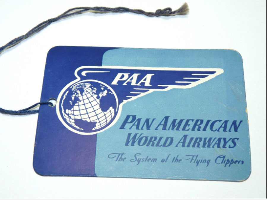 3. Pan Am original luggage tag image