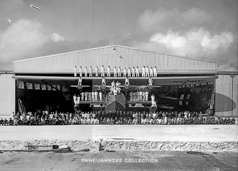 Dinner Key staff Pan Am Sikorsky S 40 Caribbean Clipper PAHFJahncke Collection 