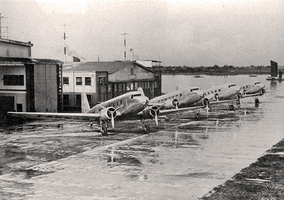 Four DC 2s of Pan Am Affiliate China National Aviation Corporation