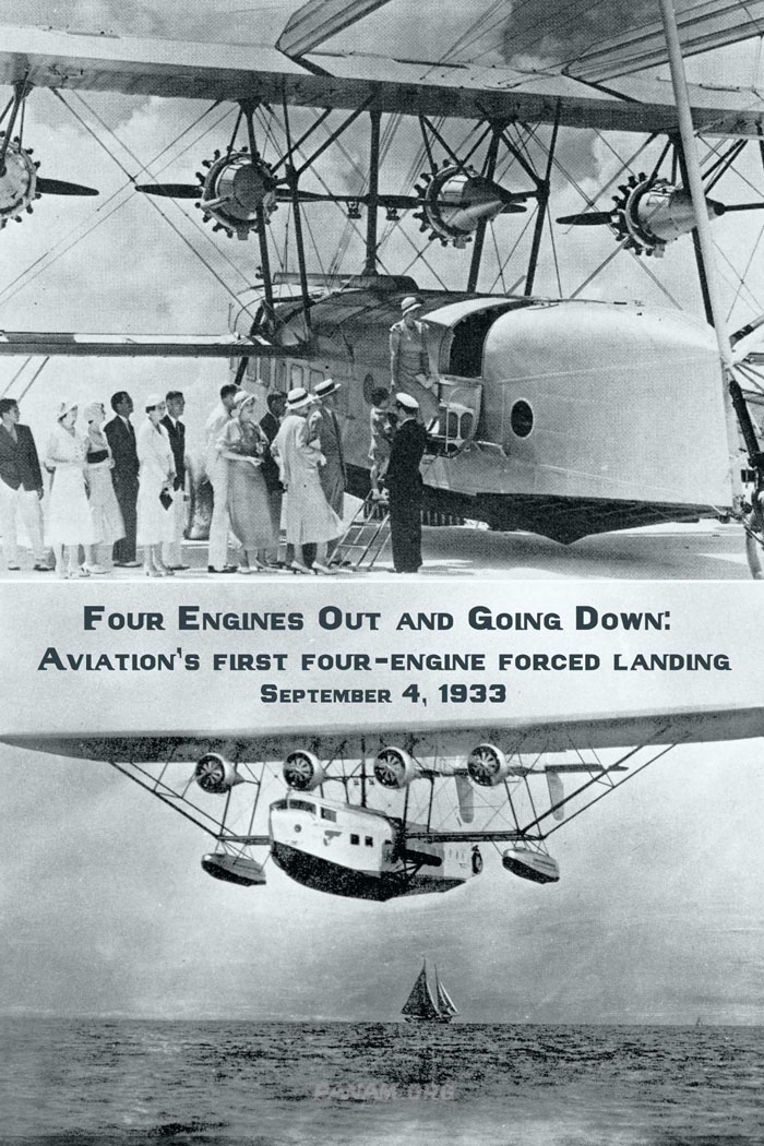 Pan Am Sikorsky S-40 Caribbean Clipper Forced Landing September 4, 1933