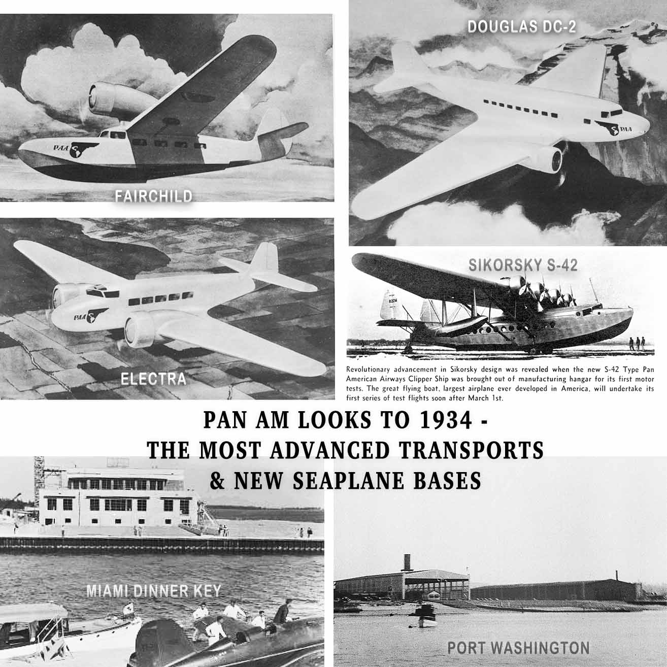 Pan Am Looks to 1934 new planes and seabases
