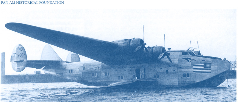 4. Pacific Clipper at LaGuardia after going around the world, 1941