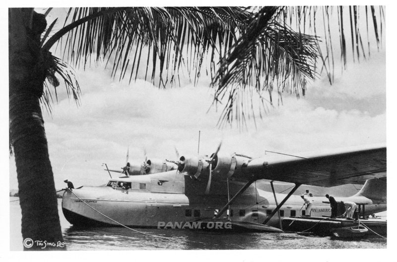 Pan Am Martin M 130 at Hawaii Pearl City PAHF Stan Cohen Collection