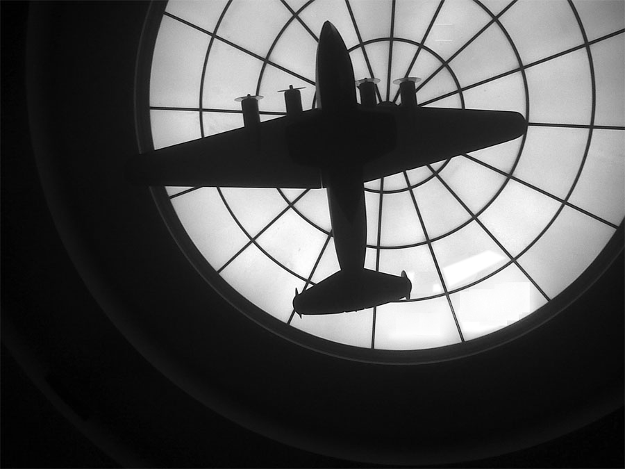 Marine Air Terminal Pan Am Clipper model silhouette