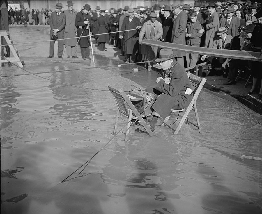 High Tide at Pan Ams Yankee Clipper Christening March 1939