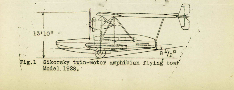  6 Sikorsky S38 Line Drawing from NACA 1928