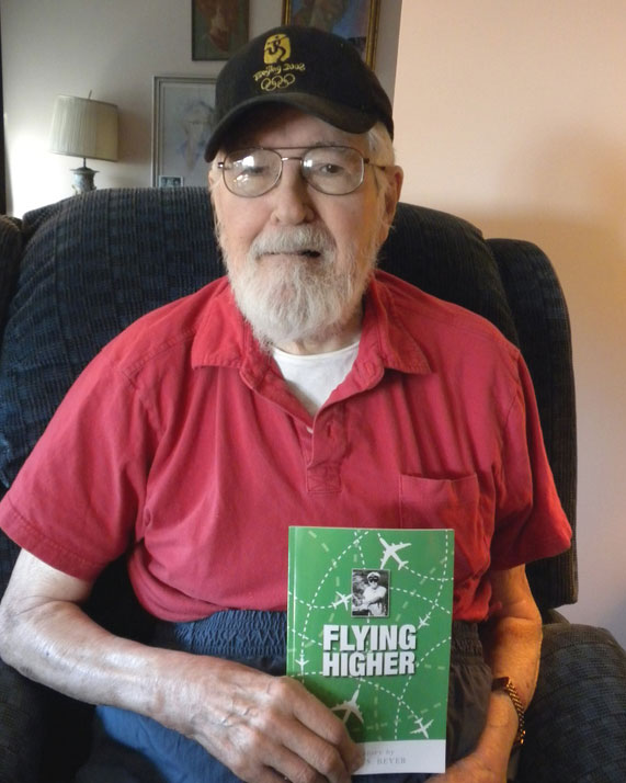 Morten Beyer with his book 2009 Beyer Family Archive