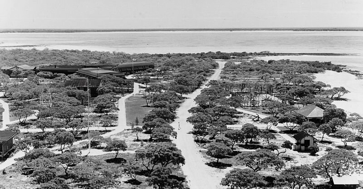 Pan Am Facilities on Wake Island (U.S. National Archives)