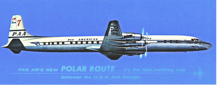 Pan Am Super Seven Ad Polar Route