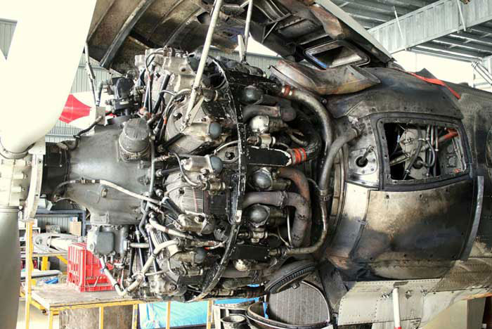 Wright R 3350 Turbo Compound engine