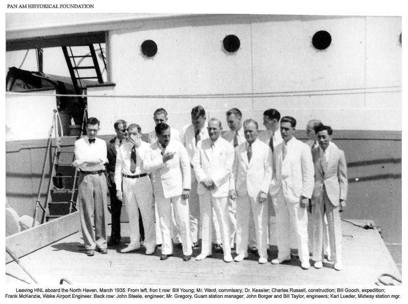 Leaving Honolulu aboard the North Haven March 1935