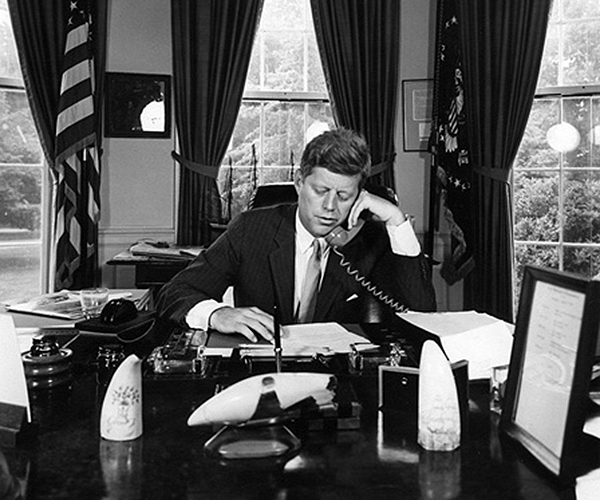 Kennedy-on-phone