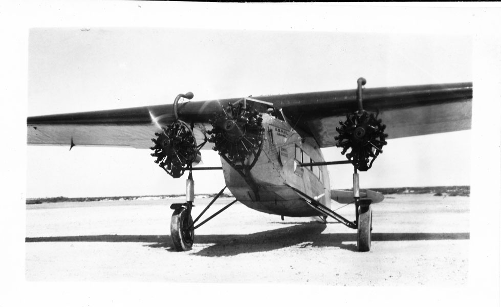 Pan Am General Machado at Key West Fokker F7 in 1927 (PAHF Collection)
