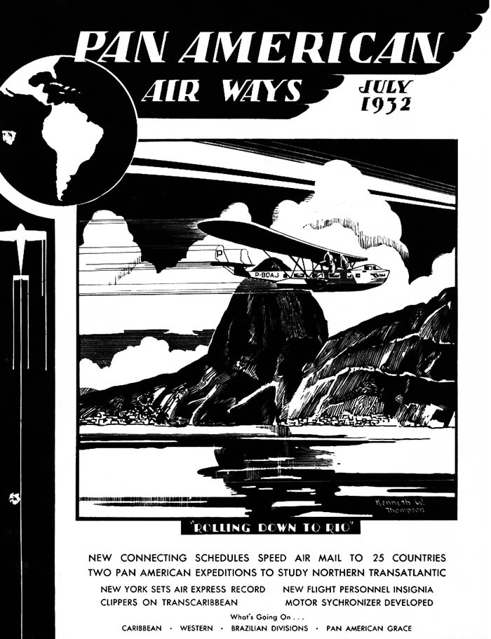 "Pan American Air Ways" July 1932 cover (PAHF Collection)  