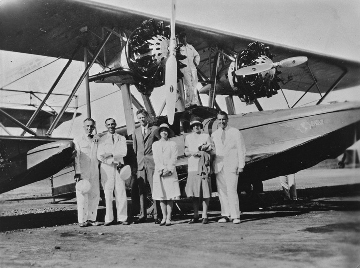 Lindberghs and Trippes by Sikorsky S 38 to Paramaribo 1929 UM Spec Coll Pan American World Airways Inc