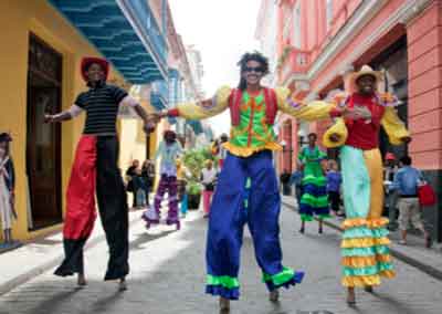 Pan Am Historical Foundation Cuba Tour promotional photo, Carnivale