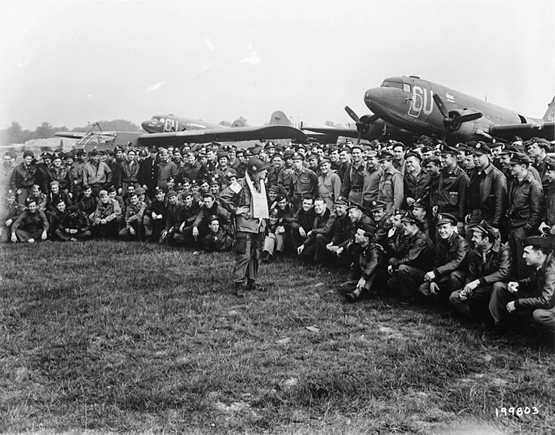 C 47 Group Before Normandy 101st Airborne on D Day June 6 1944