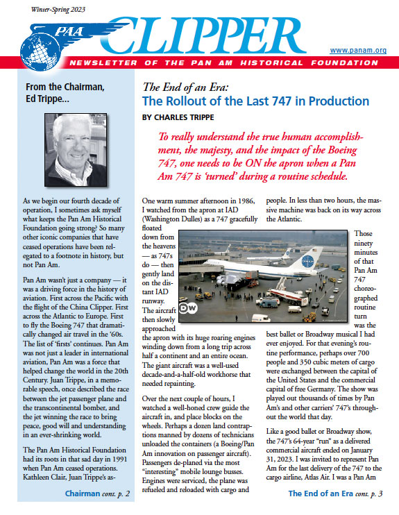 PAHF Clipper Newsletter Fall 2022 Cover