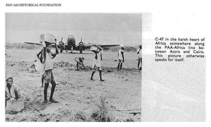 A Pan Am C-47 in Africa