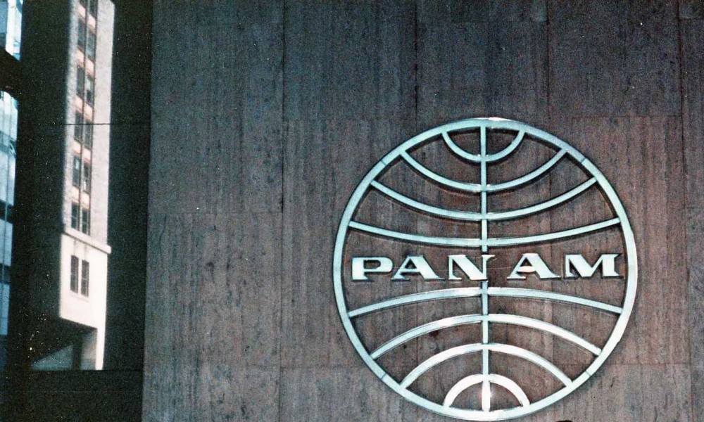 Pan Am Logo in the Lobby of the Pan Am Building, Park Avenue, New York City