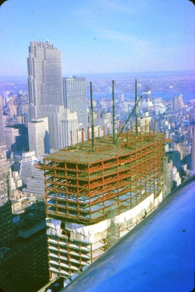 Pan Am Building under construction early 1960s,