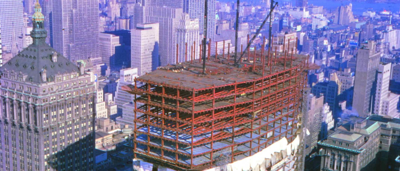 Pan Am Building construction photo. early 1960s