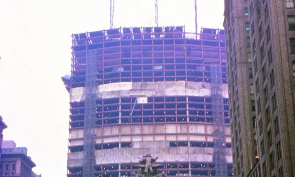 Pan Am Building construction photo, 1960s