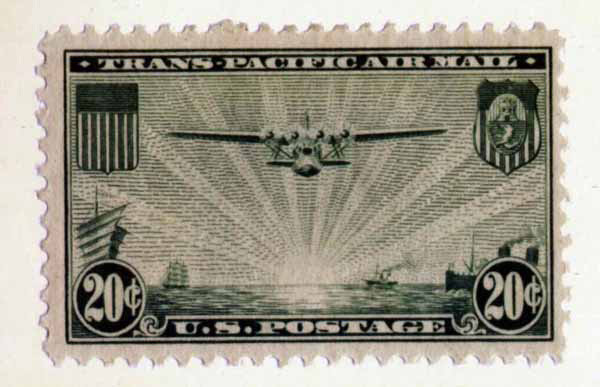 US ChinaClipper 20cent stamp